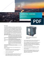 Siprotec 6md86 Profile