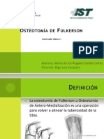 Osteotomía de Fulkerson Final