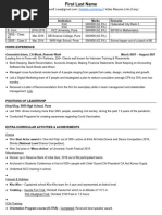 ATS Friendly Resume Template (Articleship) - CA Monk