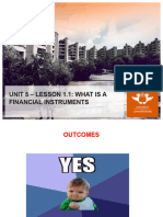 Unit 10 - Lesson 1.1 Introduction To Financial Instruments