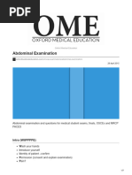 Abdominal Examination