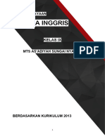 Buku Pengayaan Bahasa Inggris Kelas 9