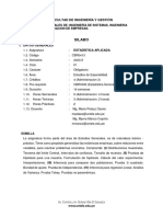 CBR0413 - Silabo Estadistica Aplicada 2023-2 Untels