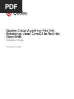 Qualys Cloud Agent Redhat Openshift Coreos Install Guide