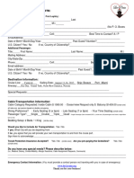 Cruise Registration Form