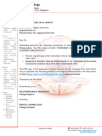 Transmittal - School Calendar SY 2024-2025