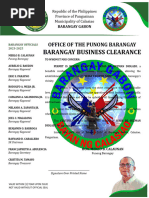 Barangay Business Clearance