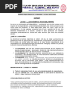 SESION 3 - TEMA - LA VOZ Y DICCIÓN (4° A y B Sec.)