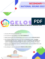 Gelosea Secondary 1 Mock Test