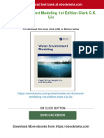 Water Environment Modeling 1st Edition Clark C.K. Liu Download PDF