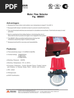 Data Sheet Ironman Water Flow Detector