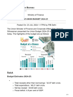 PIB Budget 1