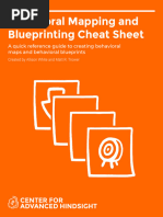 Behavioral Mapping and Blueprinting Cheat Sheet