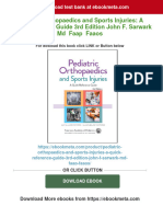 Pediatric Orthopaedics and Sports Injuries: A Quick Reference Guide 3rd Edition John F. Sarwark MD Faap Faaos Download PDF