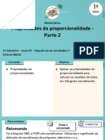 Propriedades Da Proporcionalidade - Parte 2: Matemática