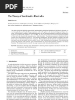 The Theory of Ion-Selective Electrodes: Ernö P