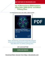 Big Data Analysis of Nanoscience Bibliometrics, Patent, and Funding Data (2000-2019) 1st Edition Yuliang Zhao Download PDF