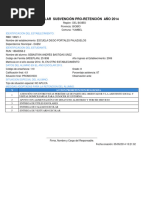 Ficha Escolar Subvención Pro-Retención Año 2014: Identificacion Del Establecimiento