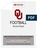 Football General Nutrition Packet-OU