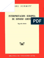 Interpretación Europea de Donoso Cortés - Carl Schmitt - Z Library