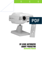 CP-690E Automatic Chart Projector Instruction Manual