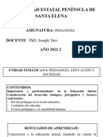 Importancia y Particularidades en La Educación Inicial. Consideración Del Desarrollo Biológico, Psicognitivo y Factores Contextuales.