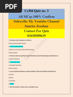 Cs304 Quiz 3 Sunrise Zeeshan