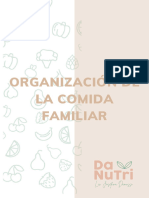 Organización de La Comida Familiar