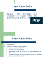 Projection of Solids