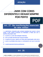 Apostila FMN 2021 - Estatuto Dos Militares - Dever, Valor e Ética - Slides Importantes