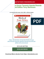 (PDF Download) Birds of East Africa Kenya Tanzania Uganda Rwanda Burundi 2nd Edition Terry Stevenson Fulll Chapter