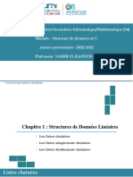 Cours Structure de Données - LE Info-Math (S4)