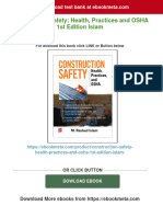 (FREE PDF Sample) Construction Safety: Health, Practices and OSHA 1st Edition Islam Ebooks