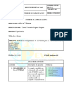 Informe de Capacitacion