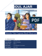 Menulis Teks Laporan Hasil Observasi