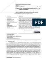 Implementation of First Order Statistical Processor On FPGA For Feature Extraction