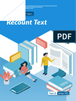 Modul Ajar Bahasa Inggris - Recount Text - Fase D