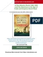 Encyclopedia of The Atlantic World 1400 1900 Europe Africa and The Americas in An Age of Exploration Trade and Empires David Head