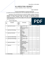 Kerala Nca - Notification - Recruitment - of - Assistant - Professors - in - Kau - 2023