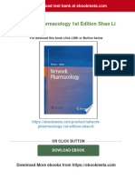 (FREE PDF Sample) Network Pharmacology 1st Edition Shao Li Ebooks