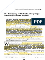 Lock 2001 The Tempering of Medical Anthropology - Troubling Natural Categories HIGHLIGHT