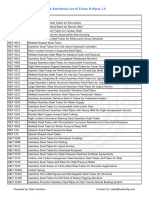 China Standards List of Tubes and Pipes 1.0