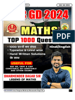 SSC GD Ebook (Top 1000 Questions)