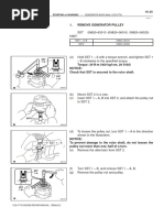 Overhaul: 1. Remove Generator Pulley