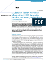 Global Dam Tracker: A Database of More Than 35,000 Dams With Location, Catchment, and Attribute Information