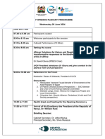 ACF Opening Plenary Programme