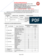 Notification Against Sports Quota (OA) 2024-25-SER