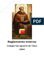 Reglamento Interno Colegio San Ignacio de Talca 2024