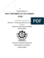 Heat Treatment of Low Carbon Steel