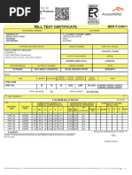 Mill Test Certificate: Arcelormittal Gipuzkoa, S.L.U